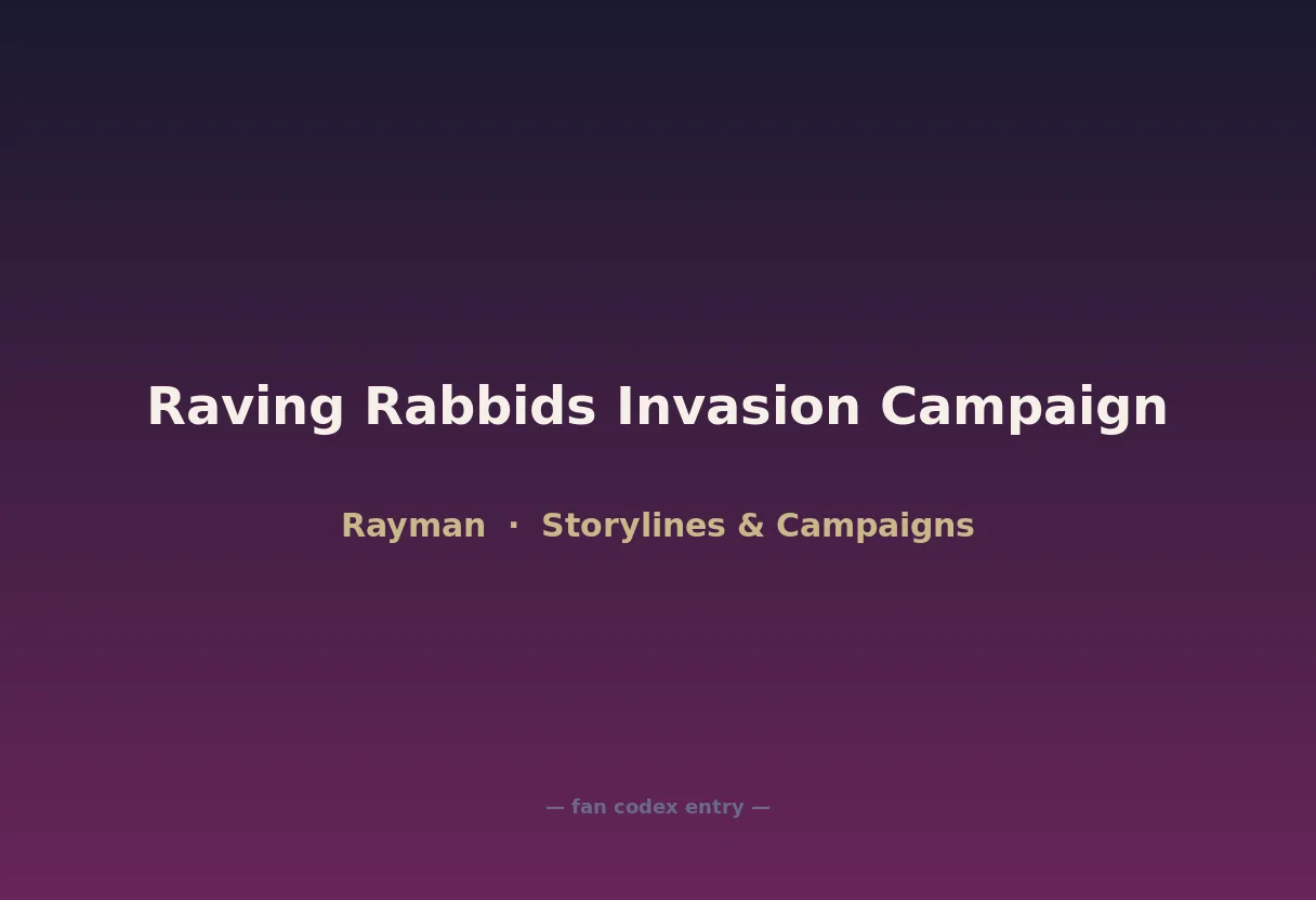 Raving Rabbids Invasion Campaign